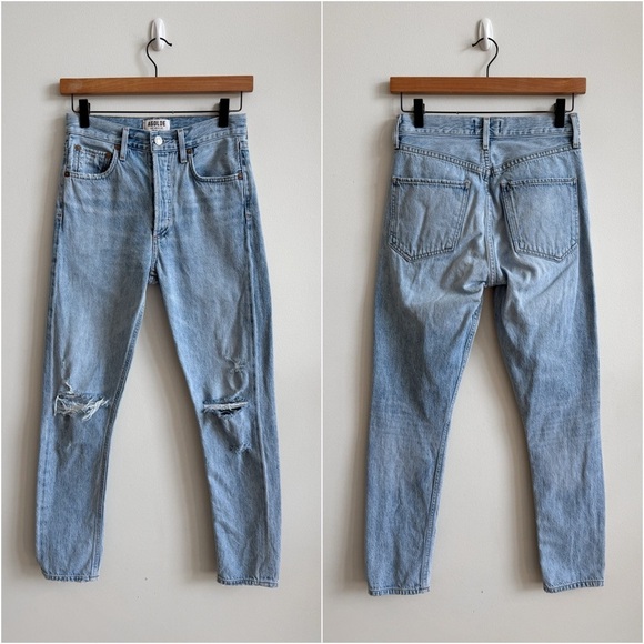 AGOLDE • Jamie High-Rise Jeans in Shakedown - Picture 3 of 11